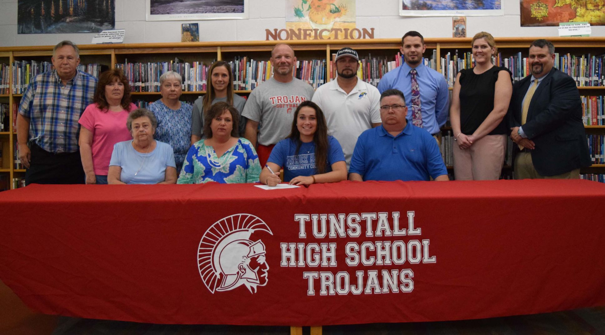 Tunstall softball player signs with PHCC